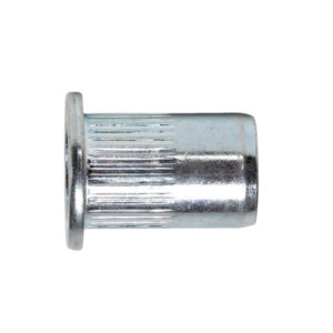 Insert fileté cranté tête plate