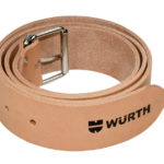 Ceinture en cuir - Cuir, Marron, 1200-1250 cm, 146 g, 1 pcs