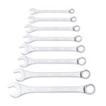 Assortiment de clés mixtes, pouces - 8 PCS, 9/16pouce. 7/8pouce. 7/16pouce. 5/8pouce. 3/8pouce. 3/4pouce. 11/16pouce. 1/2pouce, 1 pcs