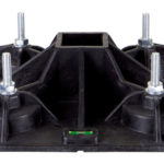 Support horizontal pour toiture WIDE-R - -40 à 80 °C, 41x41mm, 300 mm, 300 mm, 4 pcs