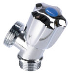 Robinet de machine à laver - Laiton, Chrome/nickelé, 3/4pouce, 1 pcs