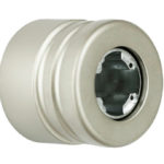 Bouton rotatif MS 5000 - Fonte de zinc, Nickelé, Mat, 28 mm, 1 pcs