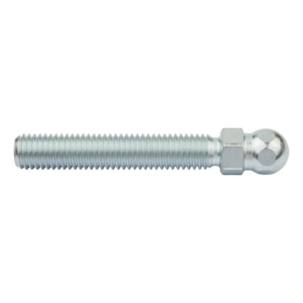 Pièce filetée, acier zingué, joint à rotule